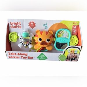 Bright Starts Jungle Fun Toy Bar - Orange and Green